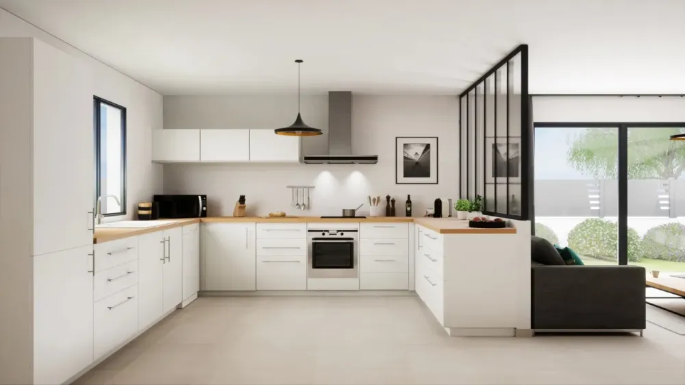 Cuisine ouverte moderne